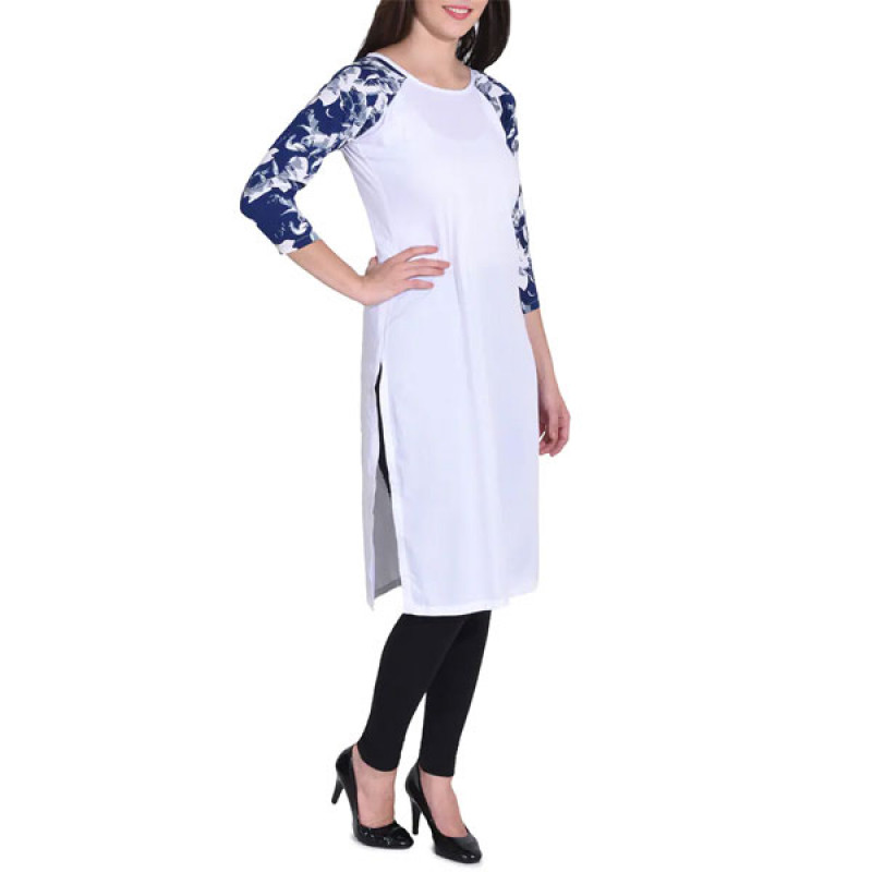 Straight Printed Sleeves Kurta