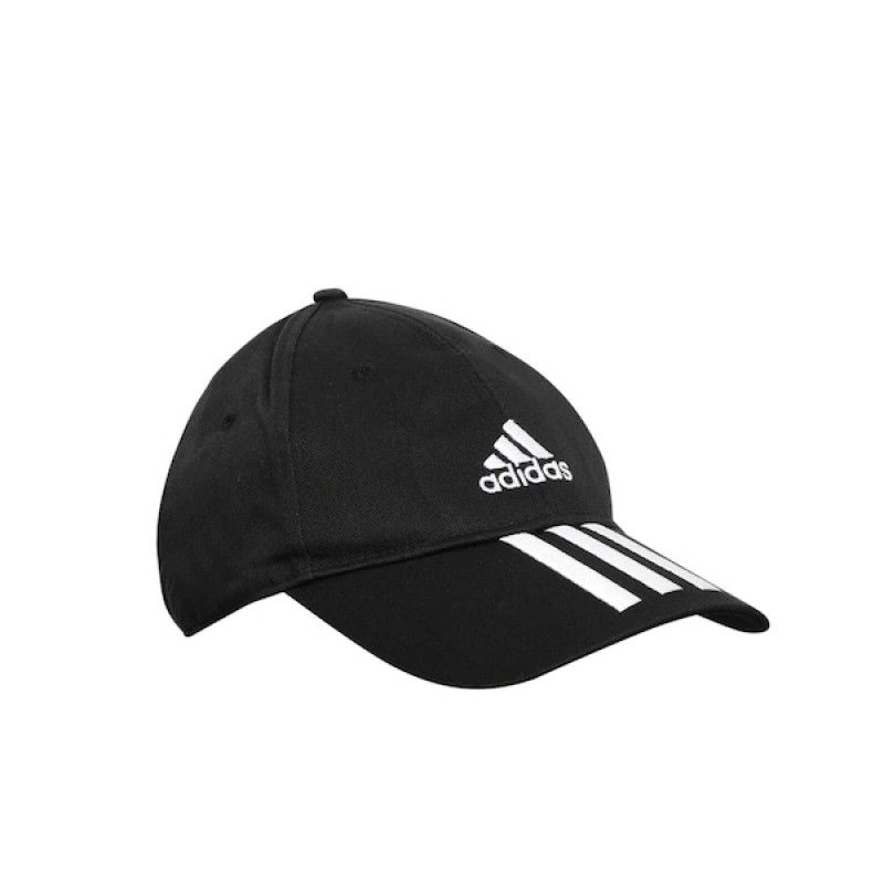 Unisex Black & White Brand Logo Embroidered Visor Cap